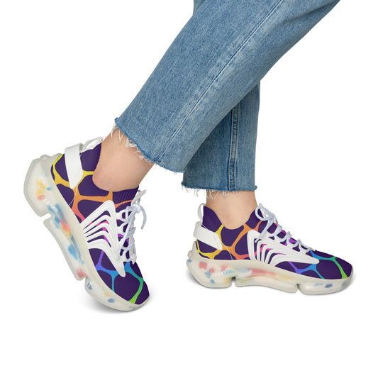 Colorful Women Mesh Sneakers - Trendy Athletic Shoes for Comfort & Style, Perfect for Gym, Running