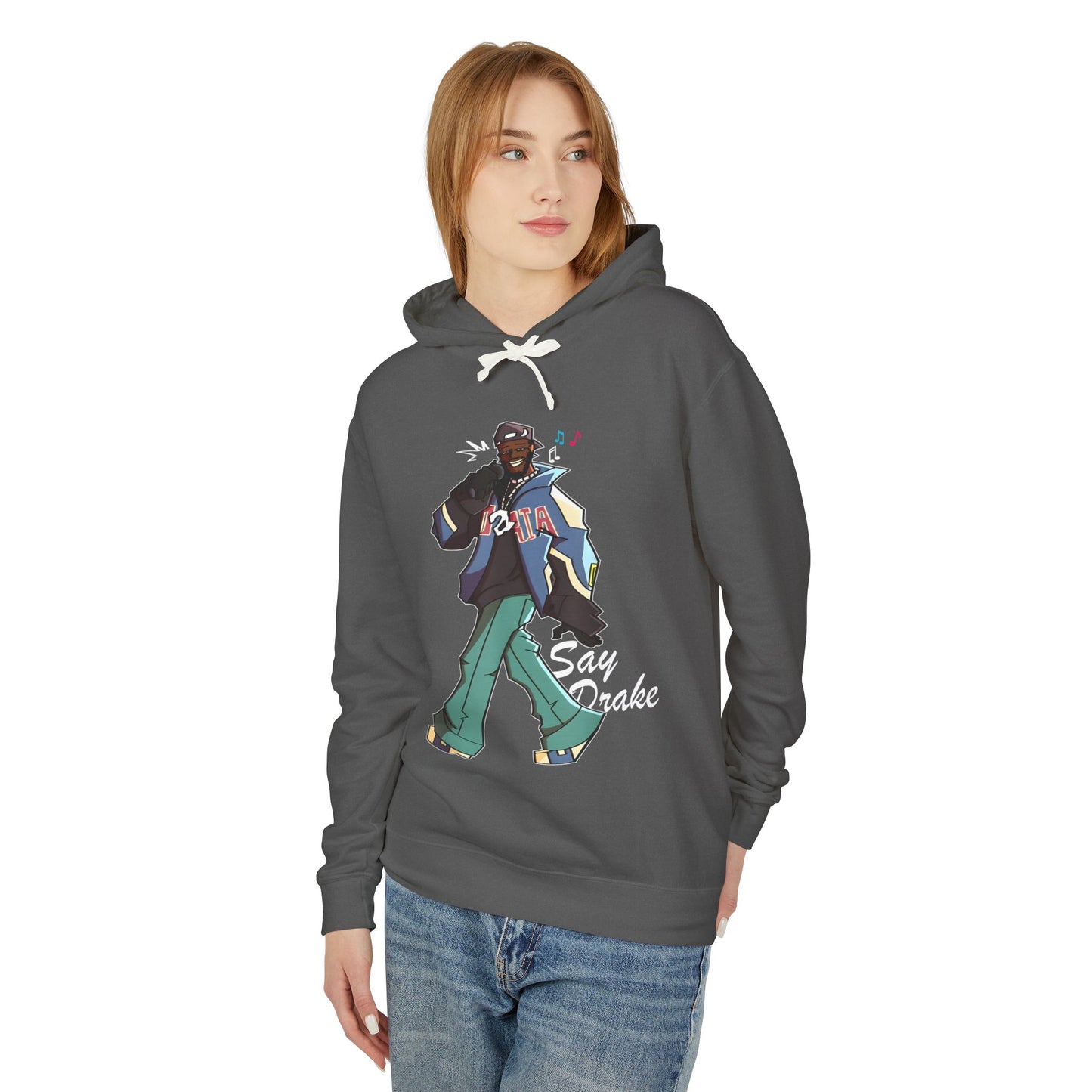 Retro Cartoon Hip-Hop Hoodie, Unisex Lightweight Sweatshirt, Streetwear