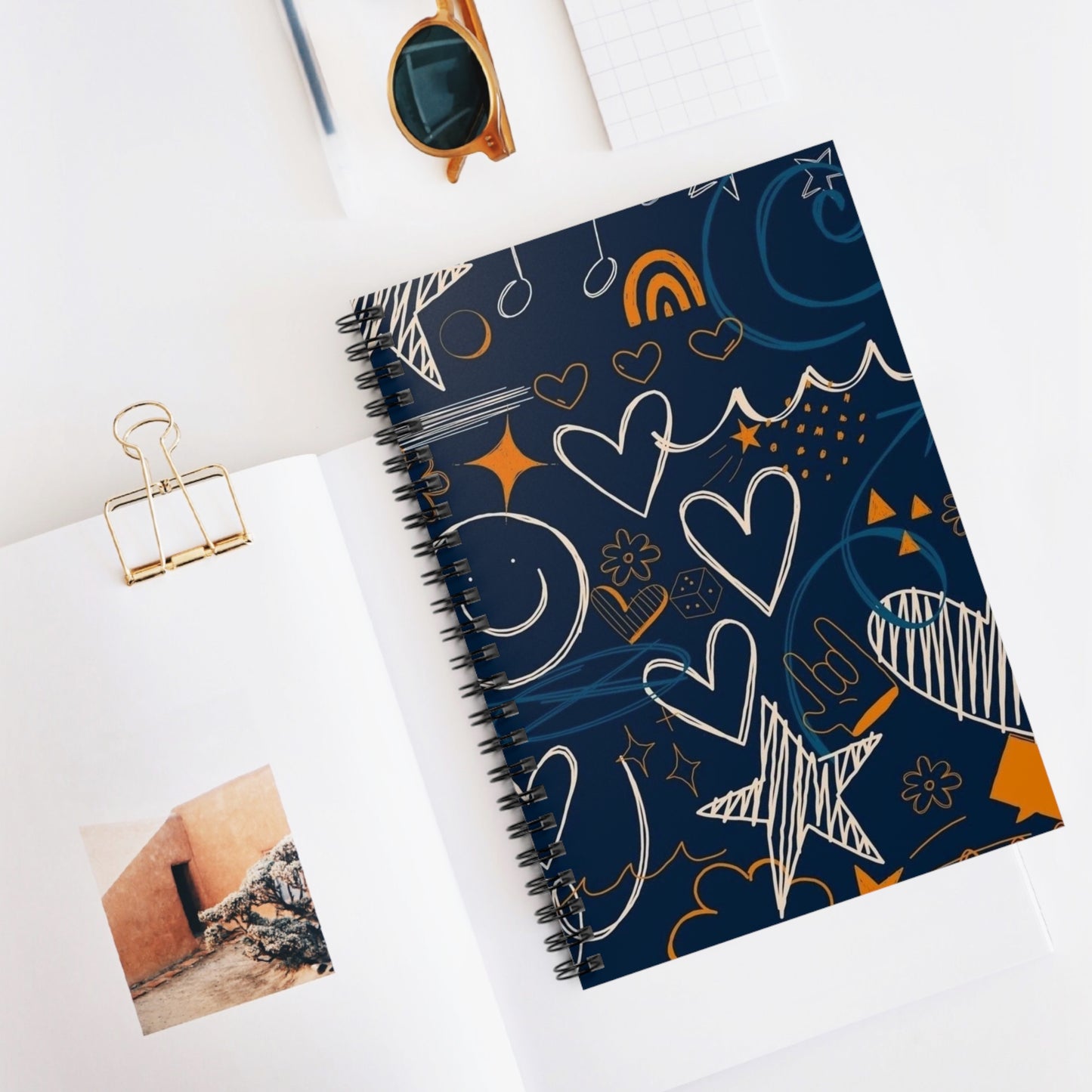 Colorful Spiral Notebook - Ruled Line, Vibrant Journal, Ideal for Students