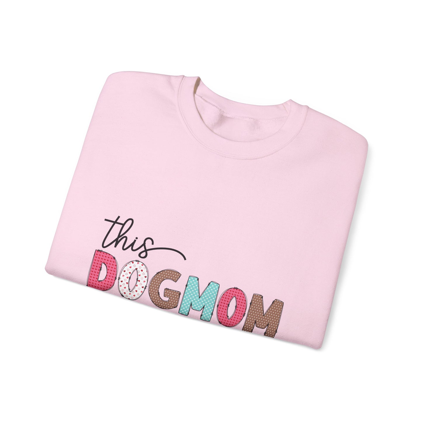 Dog Mom Sweatshirt - Cozy Crewneck for Pet Lovers, Gift for Dog Moms