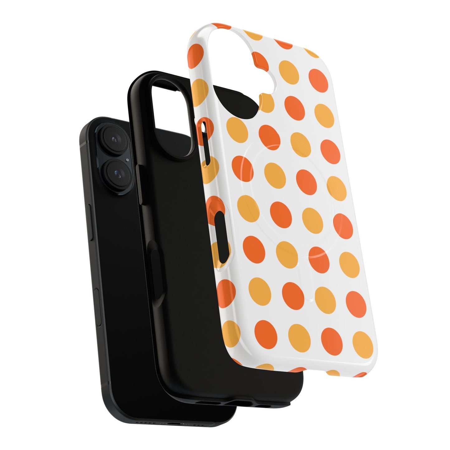 Sunny Polka Dot Phone Case, Vibrant Magnetic Case for iPhones