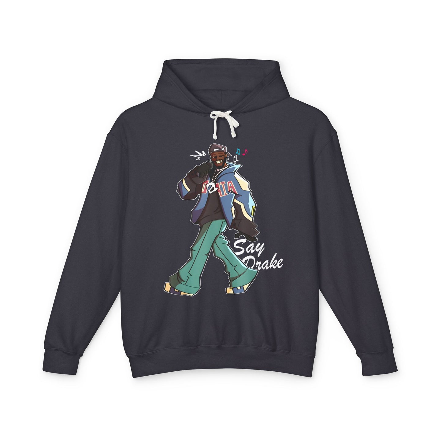 Retro Cartoon Hip-Hop Hoodie, Unisex Lightweight Sweatshirt, Streetwear