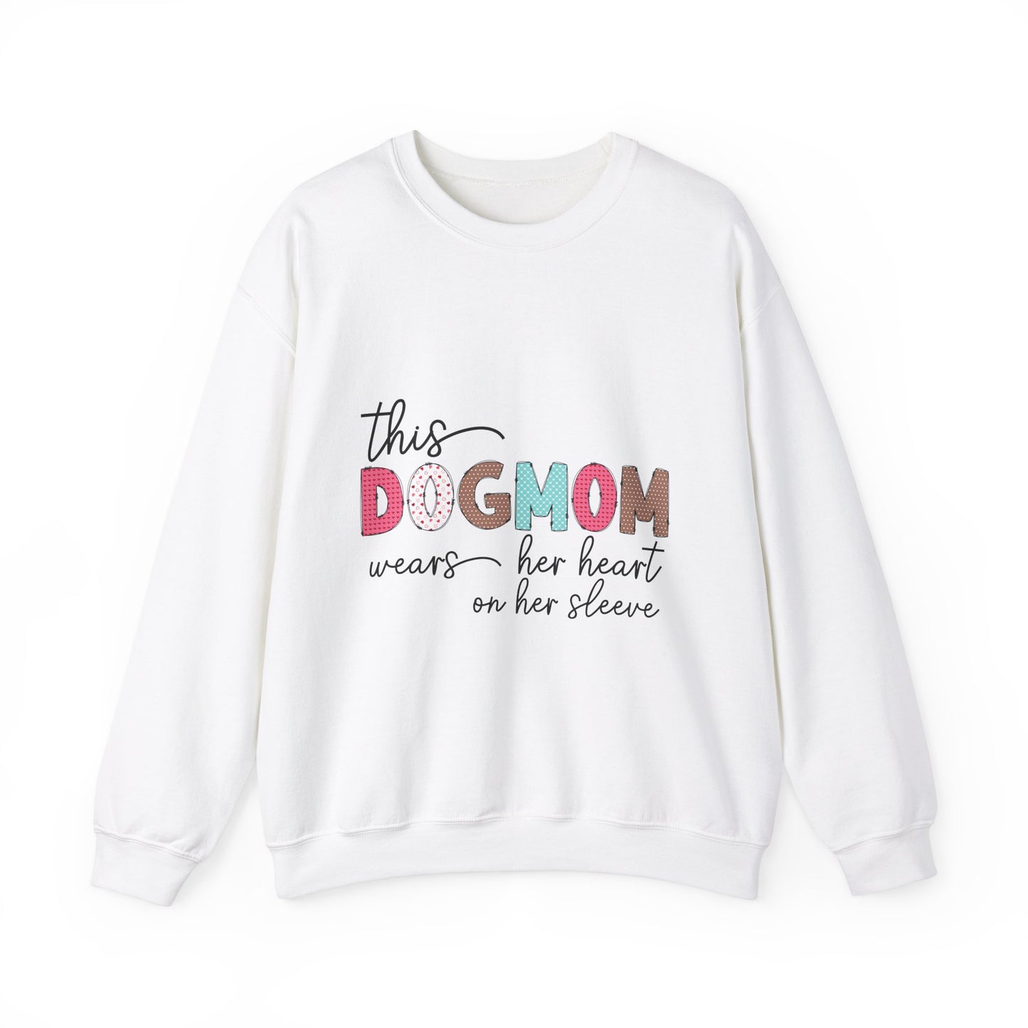 Dog Mom Sweatshirt - Cozy Crewneck for Pet Lovers, Gift for Dog Moms