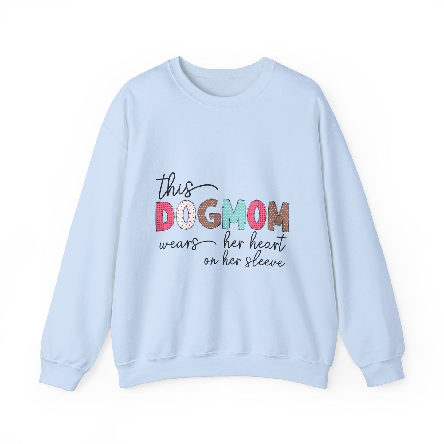 Dog Mom Sweatshirt - Cozy Crewneck for Pet Lovers, Gift for Dog Moms