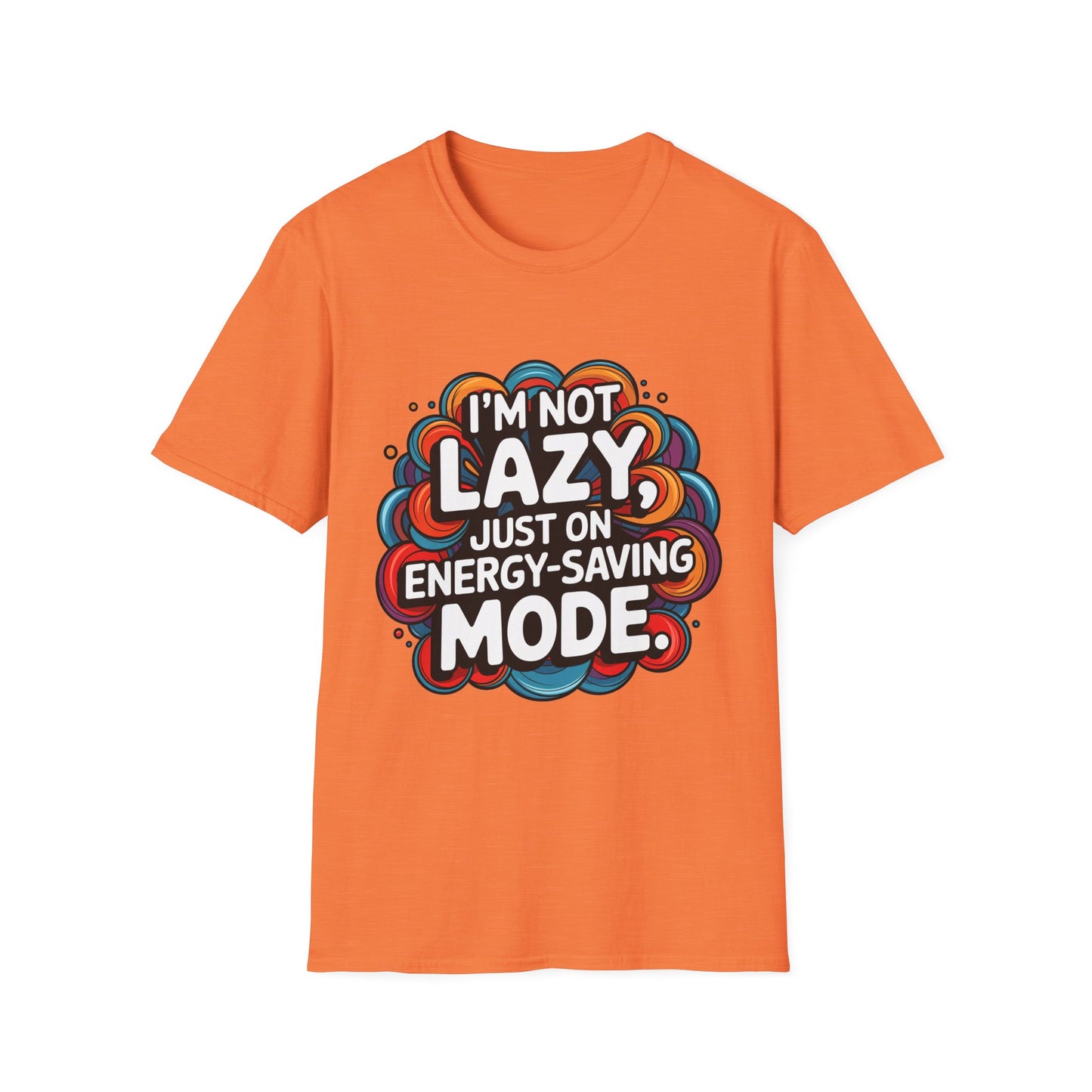 Funny Energy-Saving Mode T-Shirt, Lazy Day Tee, Unisex Graphic Shirt, Gifts for Him/Her