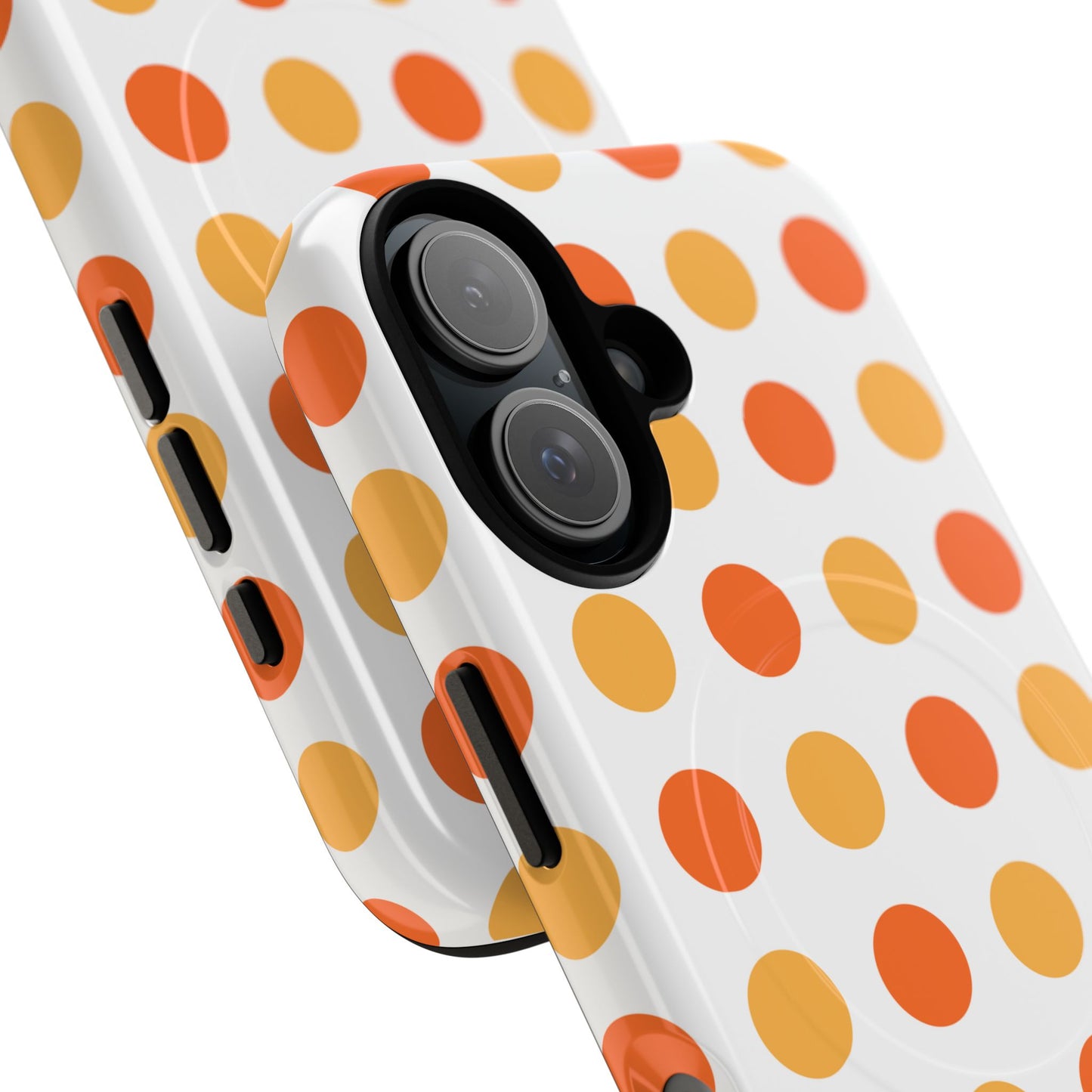 Sunny Polka Dot Phone Case, Vibrant Magnetic Case for iPhones