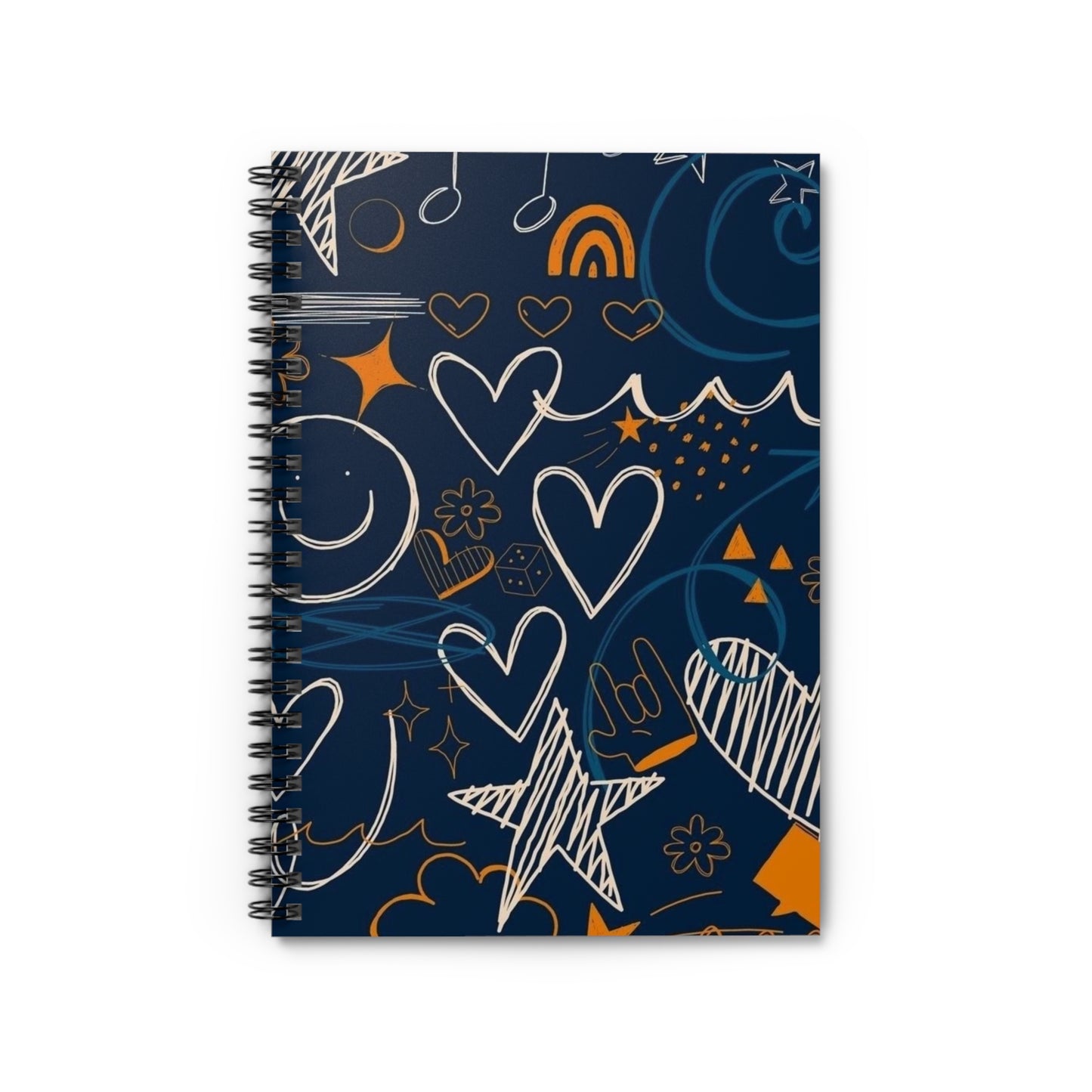 Colorful Spiral Notebook - Ruled Line, Vibrant Journal, Ideal for Students