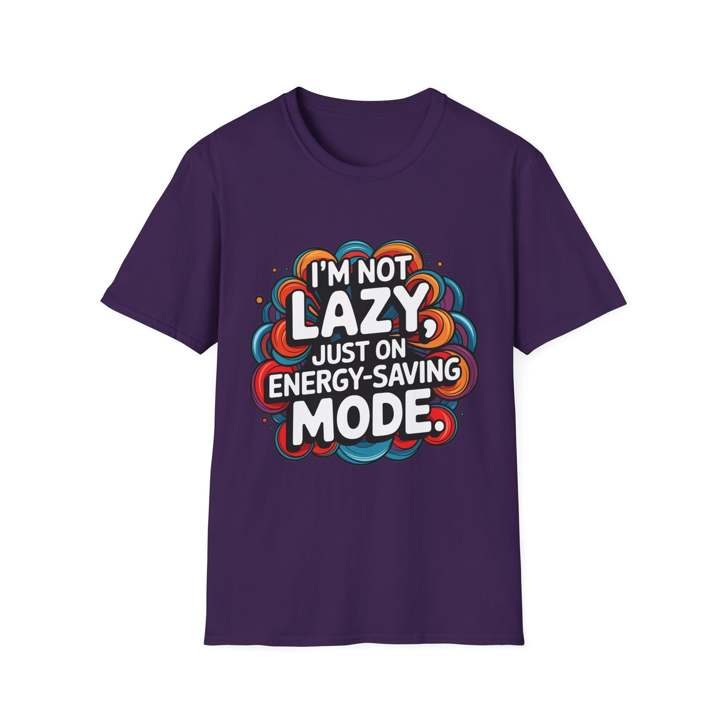 Funny Energy-Saving Mode T-Shirt, Lazy Day Tee, Unisex Graphic Shirt, Gifts for Him/Her