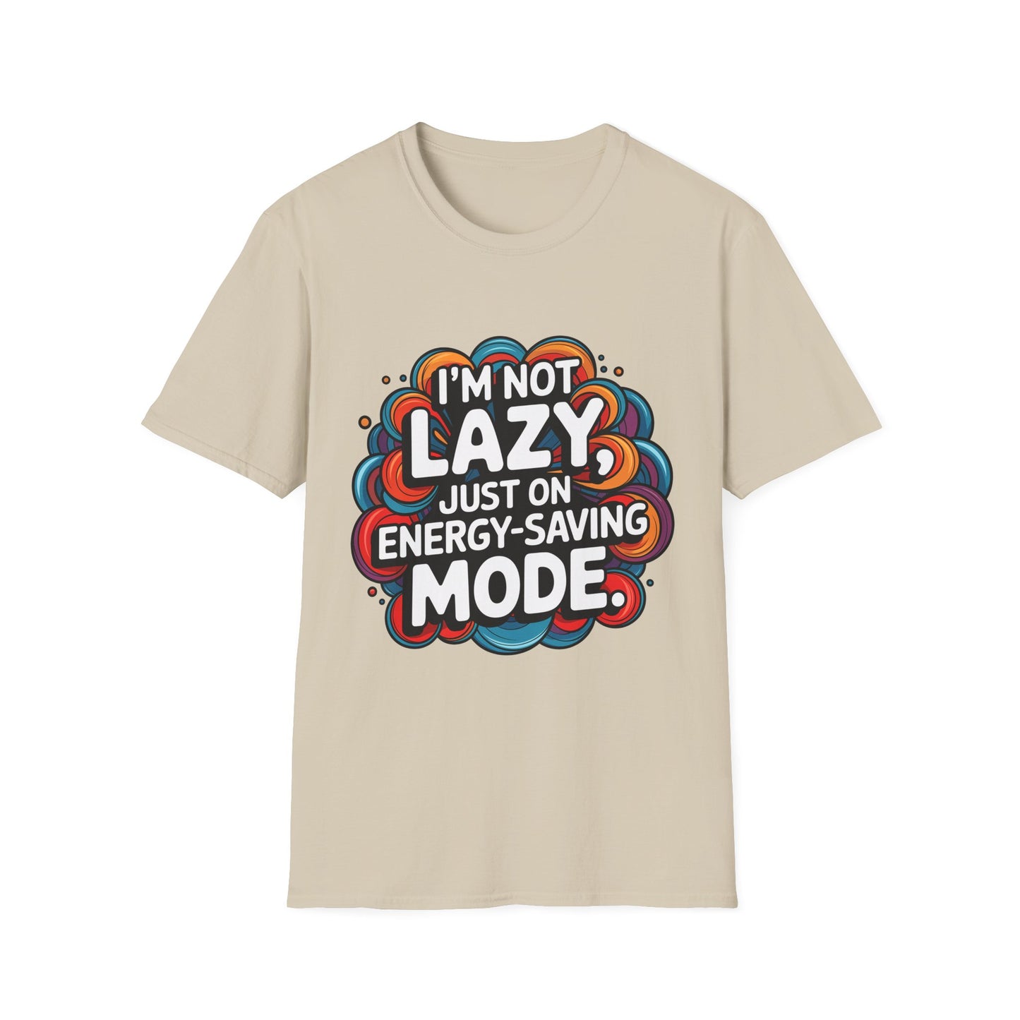 Funny Energy-Saving Mode T-Shirt, Lazy Day Tee, Unisex Graphic Shirt, Gifts for Him/Her