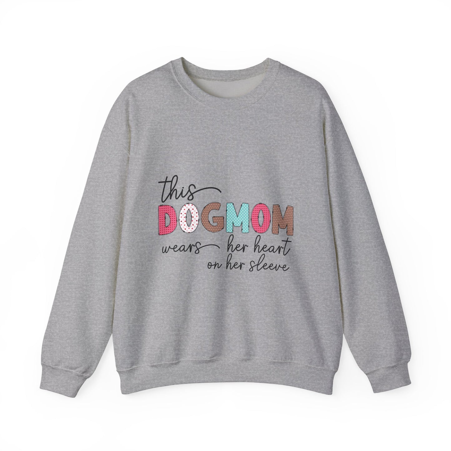 Dog Mom Sweatshirt - Cozy Crewneck for Pet Lovers, Gift for Dog Moms