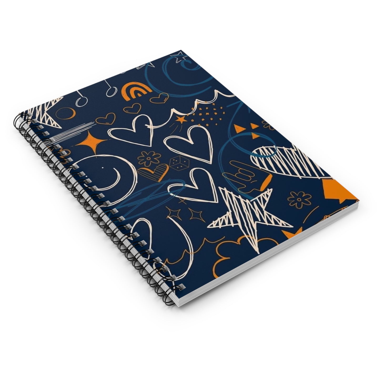 Colorful Spiral Notebook - Ruled Line, Vibrant Journal, Ideal for Students