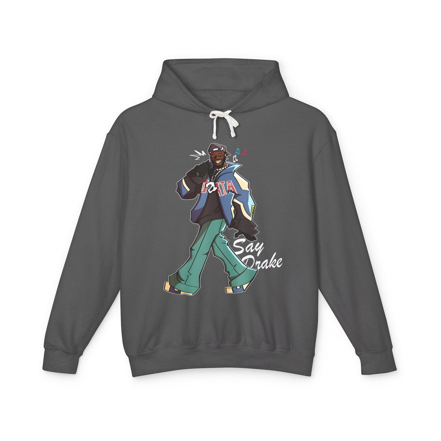 Retro Cartoon Hip-Hop Hoodie, Unisex Lightweight Sweatshirt, Streetwear