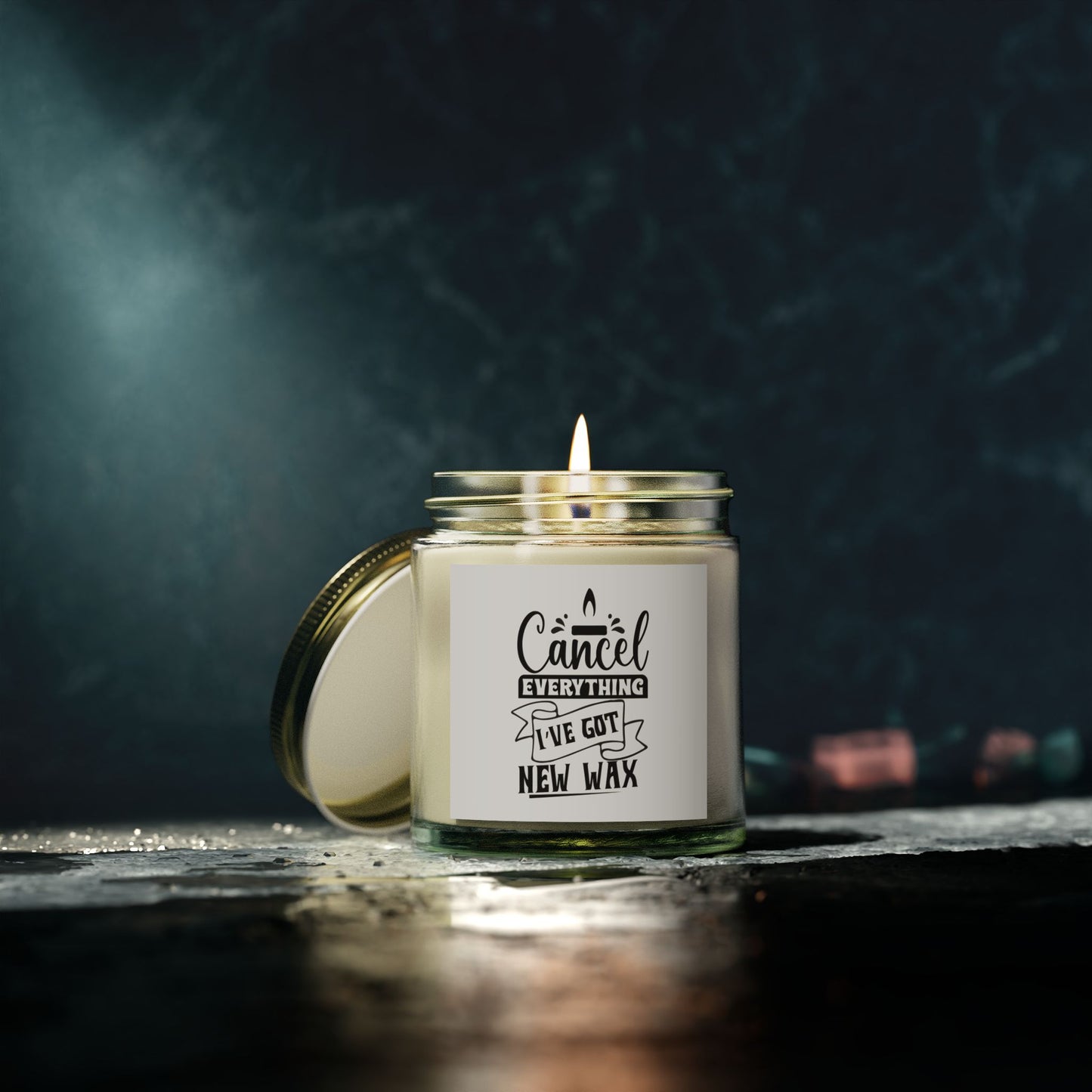 Coconut Apricot Scented Candle - Relaxing Fragrance